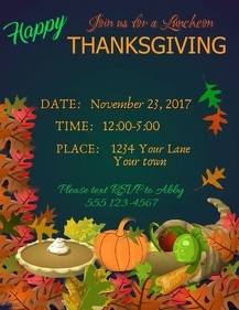 customizable design templates for luncheon postermywall luncheon flyer