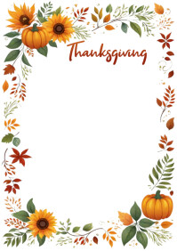 Free Printable Thanksgiving Borders