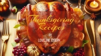 Thanksgiving Recipe YouTube Thumbnail template