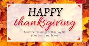 Белый Thanksgiving Greeting Facebook Shared Image Template