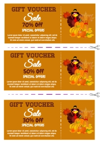 thanksgiving sale gift voucher a4 (1) template