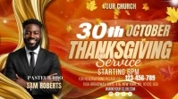 Thanksgiving Service Digital Display (16:9) template
