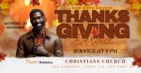 Thanksgiving Service Facebook Shared Image template