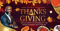 Thanksgiving Service Facebook Shared Image template