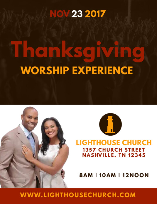 782+ Free Thanksgiving Service Flyer Templates | PosterMyWall