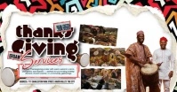 Thanksgiving Service with Joyful Feast Isithombe Esabiwe ku-Facebook template