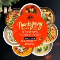 Thanksgiving Soup Service Post Template Square (1:1)