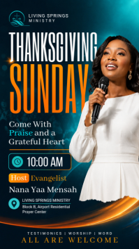 Thanksgiving Sunday Instagram Story template