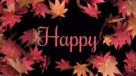 Thanksgiving Template Цифровой дисплей (16 : 9)