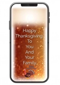 Thanksgiving Text A6 template