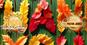 Thanksgiving Greeting Facebook Shared Image Template
