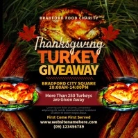 Thanksgiving Turkey Giveaway Instagram Post template