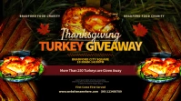 Thanksgiving Turkey Giveaway Twitter Post template