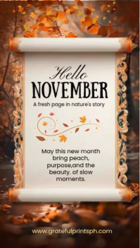 Thanksgiving Video Reels Rolka Instagram template