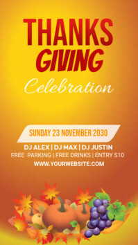 Thanksgiving wishes Rack Card Template | PosterMyWall