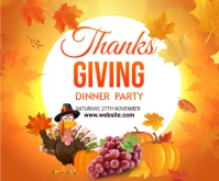 Thanksgiving wishes medium Rectangle สามเหลี่ยมขนาดกลาง template