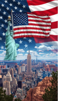 The American legacy Carte de visite template