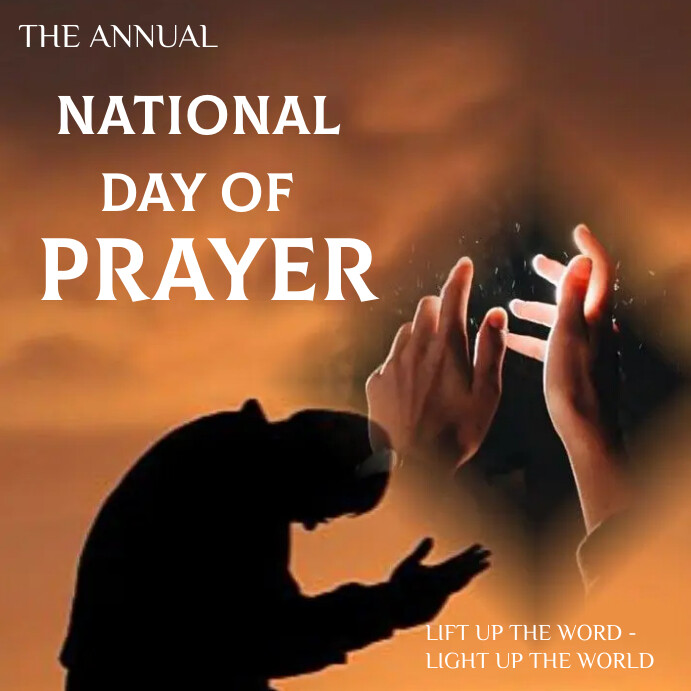 The Annual National Day of Prayers Template PosterMyWall