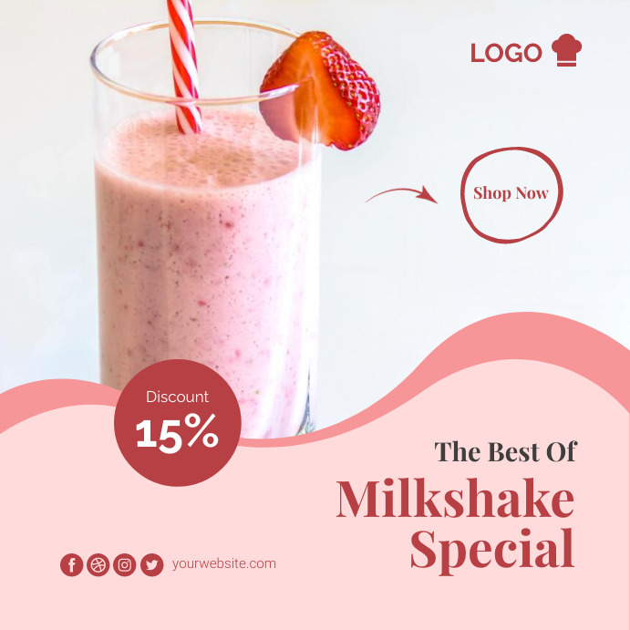 The Best Of Milkshake Poster Template | PosterMyWall