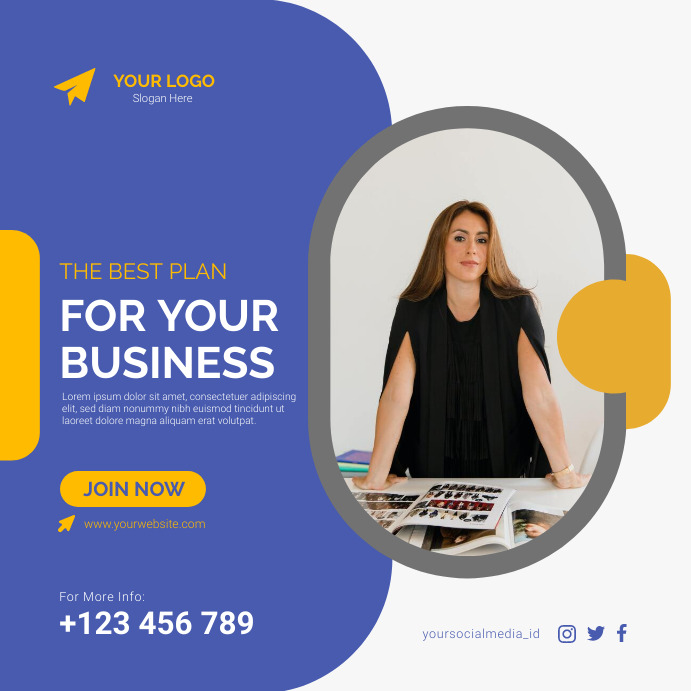 The Best Plan For Your Business Post Template | PosterMyWall