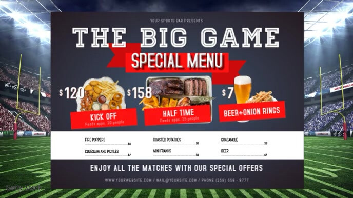 Modele La Video Du Grand Jeu Menu Special Affichage Numerique Postermywall Modele La Video Du Grand Jeu Menu Special Affichage Numerique Postermywall