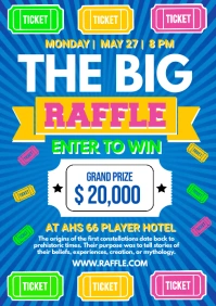 The Big Raffle A1 template
