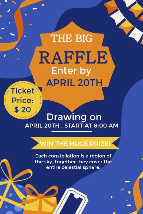 the big raffle Template | PosterMyWall