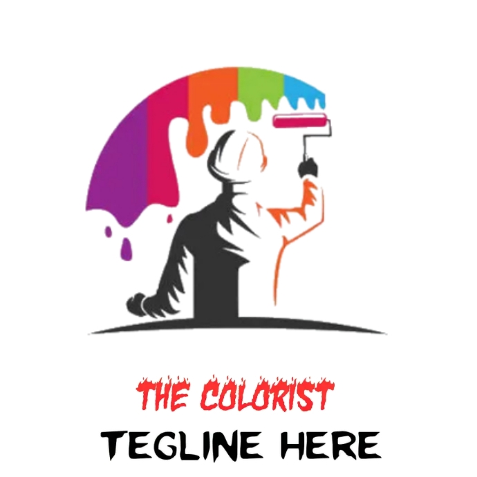 The colorist Logo template