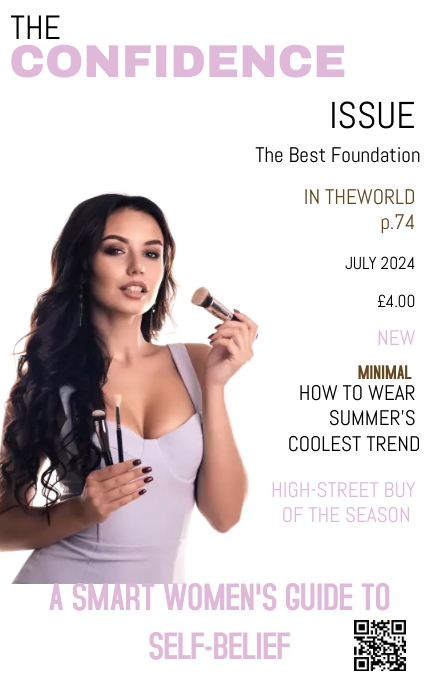 The Confidence Magazine Cover Template | PosterMyWall