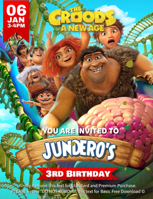 Copy of The Croods | PosterMyWall