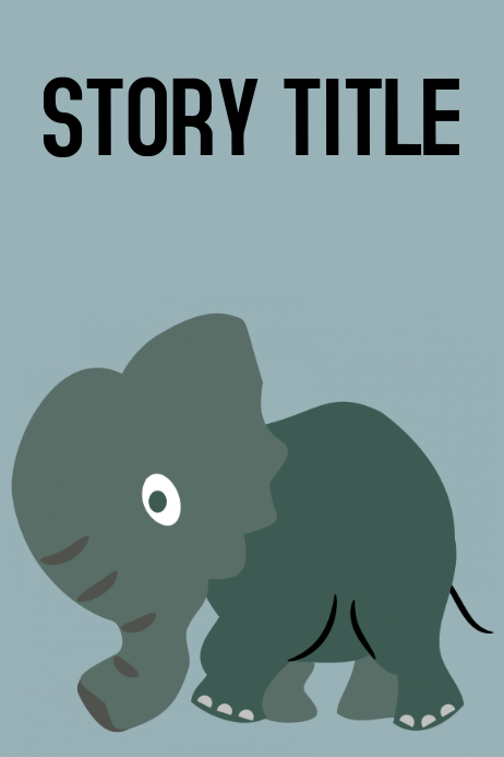 The cute elephant Template | PosterMyWall