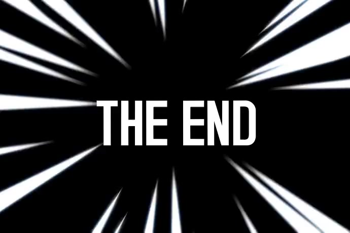 The End Template | PosterMyWall