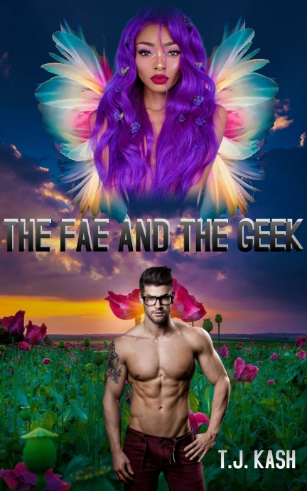 The fae and the geek Kindle/Book Covers template