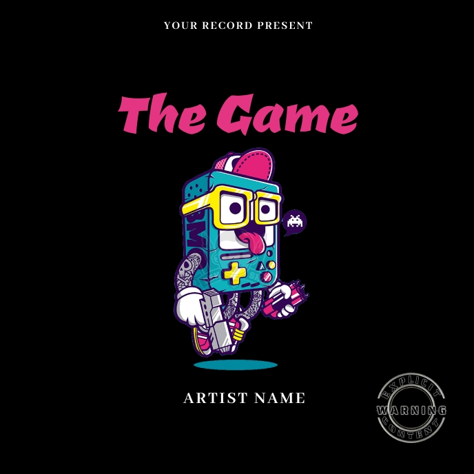 the game Mixtape/Album Cover A Template PosterMyWall