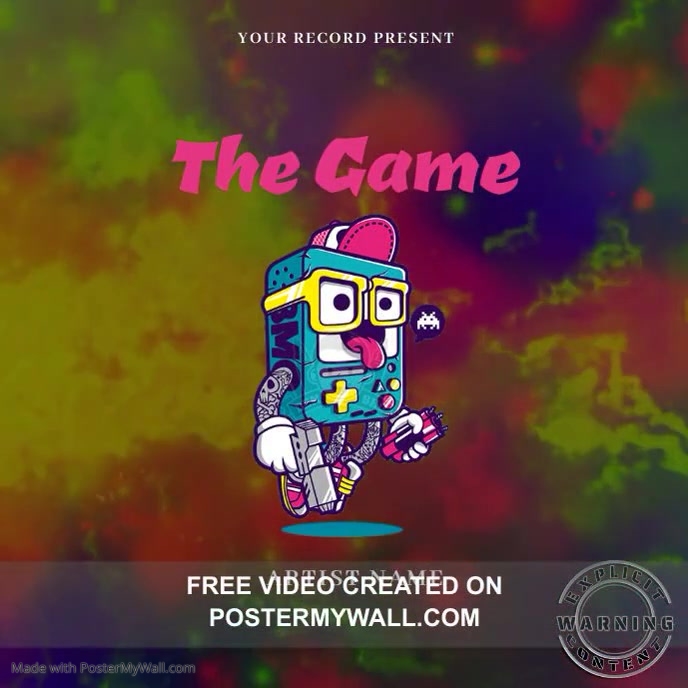 the game Mixtape/Album Cover A Template PosterMyWall