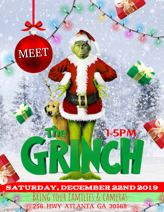 The Grinch Holidays Party Invitation Template PosterMyWall
