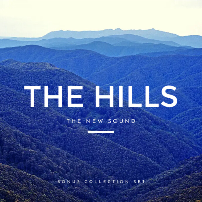 THE HILLS Album Cover template