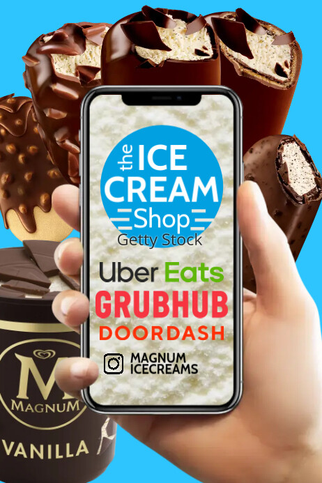 Toko Es Krim Promo Template Postermywall