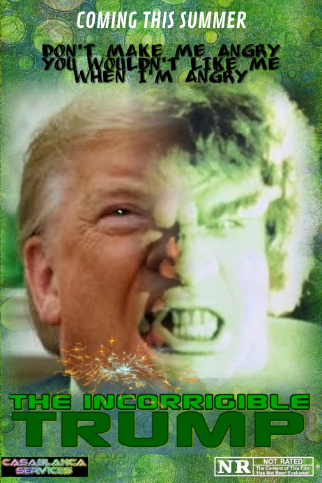 The Incredible Trump Template | PosterMyWall