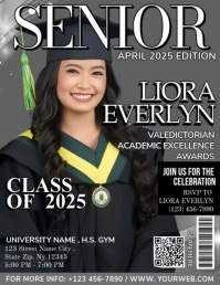 The Journey to Excellence: April 2025 Edition Volantino (US Letter) template