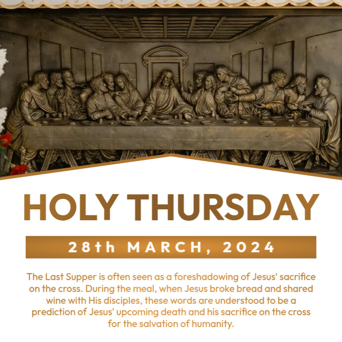 The Last Supper Meaning Template PosterMyWall the-last-supper-meaning-template-postermywall