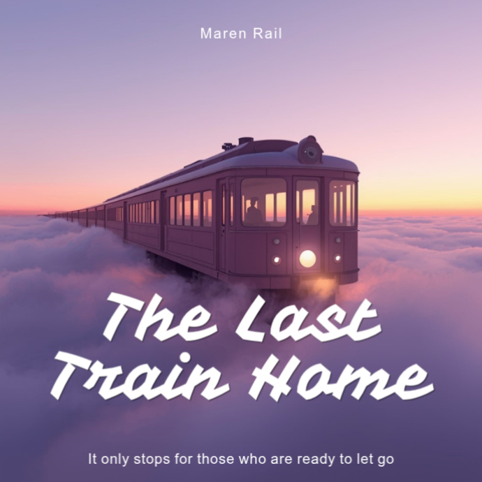 The Last Train Home Surreal Glassmorphism Album Art Template | PosterMyWall