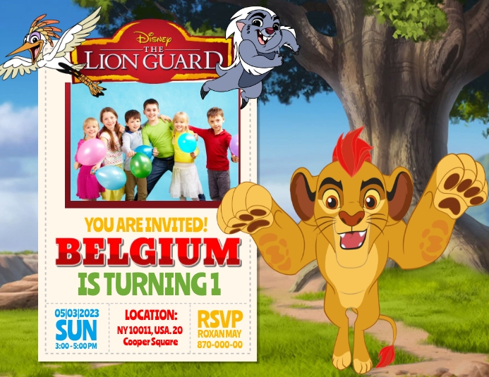 Copy of The Lion guard | PosterMyWall