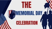 The memorial day celebration Zdjęcie tytułowe kanału na YouTube template