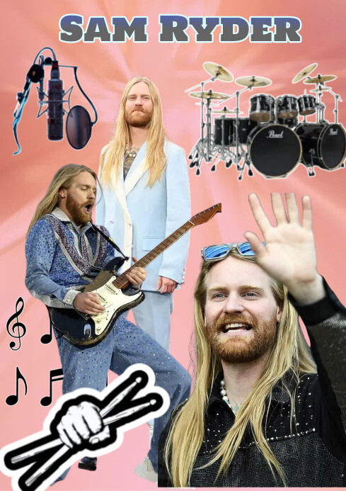 Copy of The Musician Poster Sam Ryder A4 | PosterMyWall