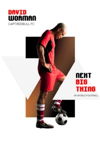 THE NEXT BIG THING IN WORLD FOOTBALL INSTAGRAM POST TEMPLETE A6 template