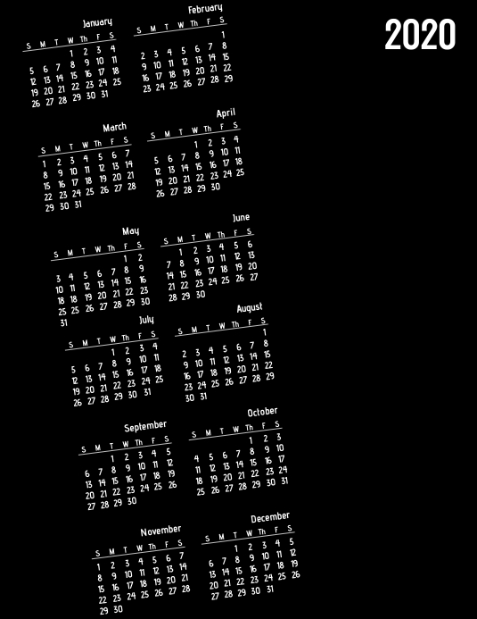 Copy of The Not Good Calendar | PosterMyWall