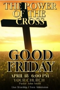 The Power Of The Cross Good Friday Iphosta template