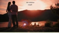 the romance couple YouTube Thumbnail template