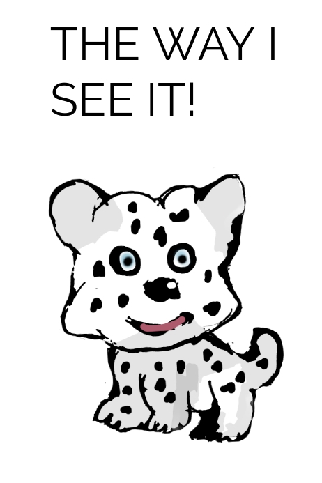 The way I see it! Cartaz template